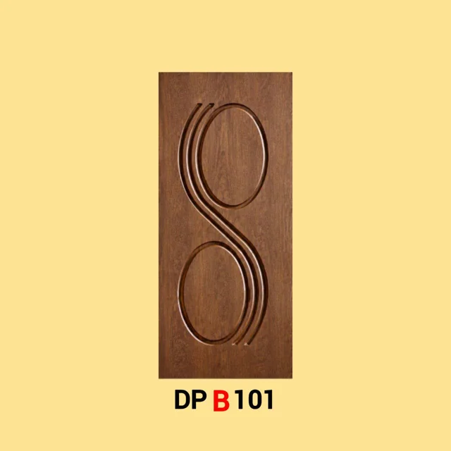 پانل دکوراتیو بدون شیشه لمینیت قهوه ای مدل B101